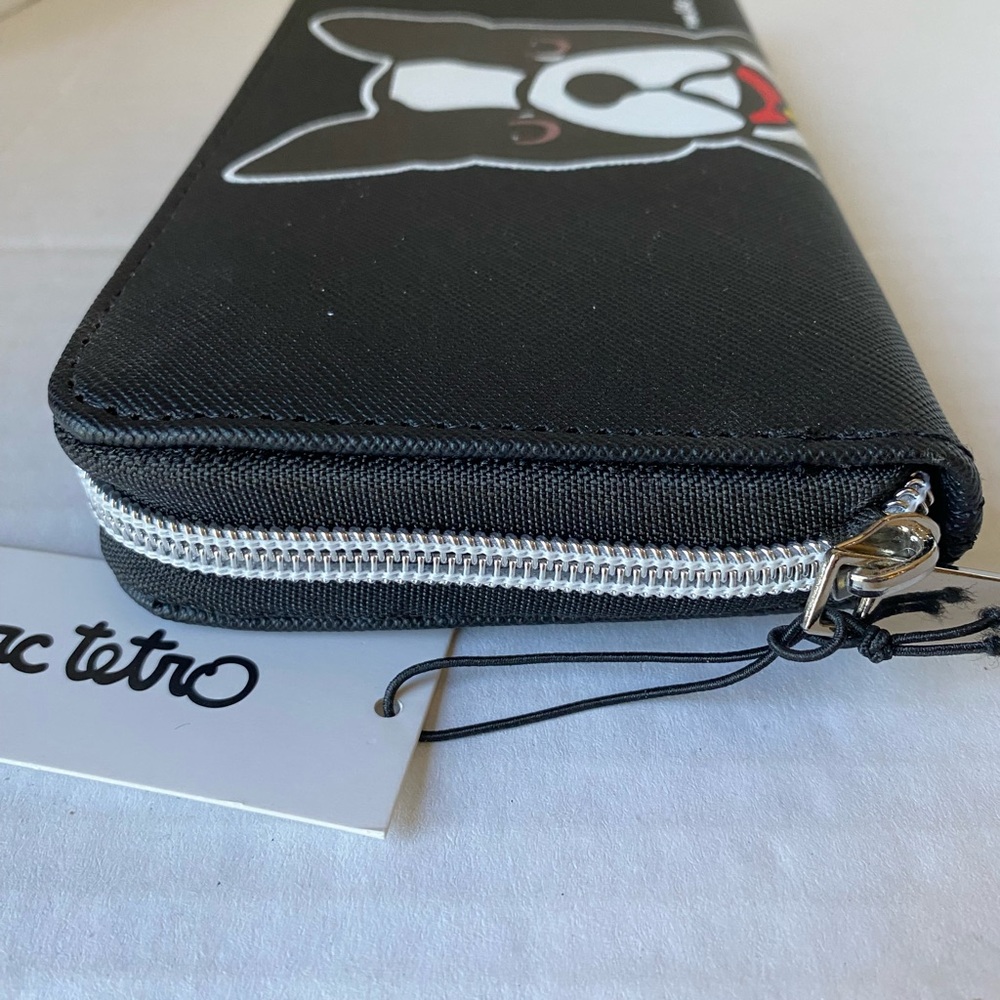 Marc Tetro Wallet Boston Terrier Black New - Picture 6 of 13